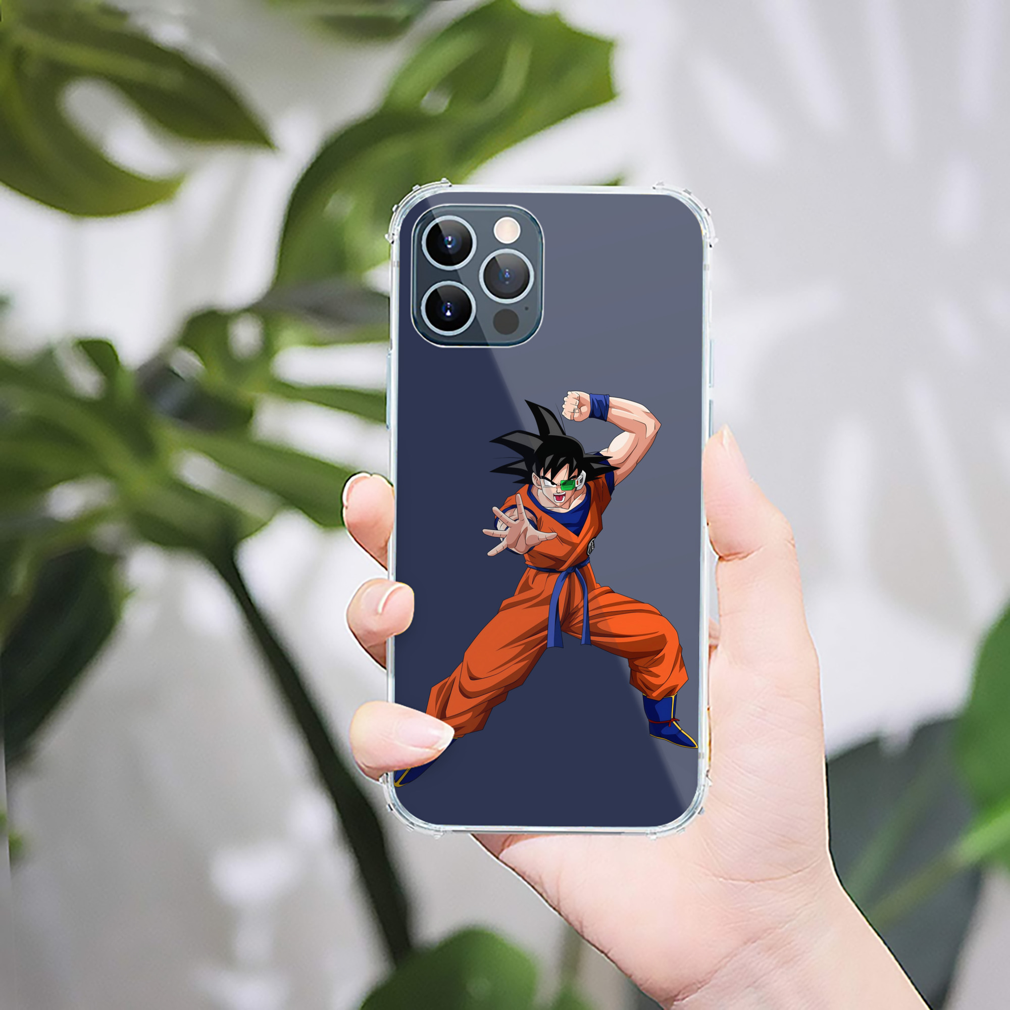 （画像用） ドラゴンボール 孫悟空（そん ごくう）Son Goku カカロット DRAGON BALL Kakarotto 【iPhone 12シリーズ対応】透明スマホケース（クリアソフトケース）